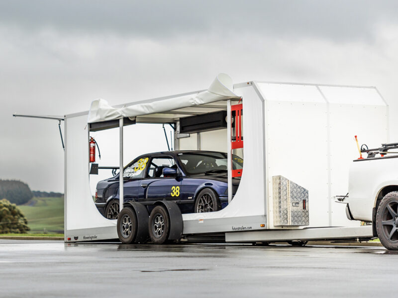 Futura Super Tourer Enclosed Lowering Trailer