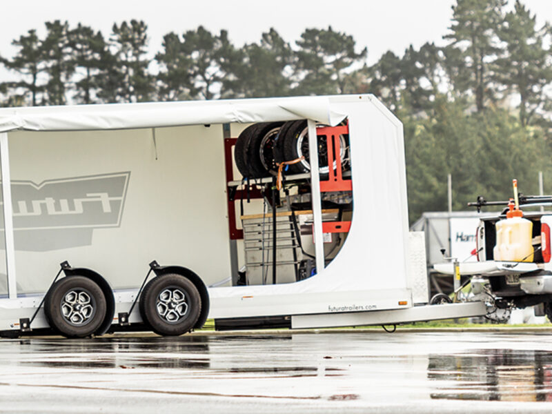 Futura Super Tourer Enclosed Lowering Trailer